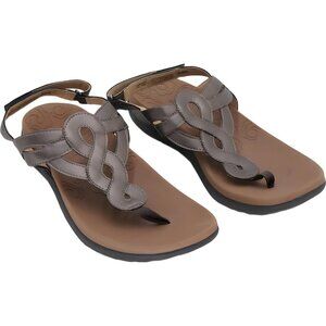 Rockport Ridge Circle Sling Slide Sandal Black Women's US 9.5